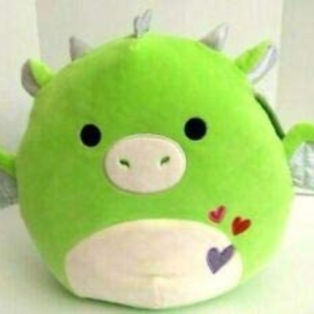 Squishmallow Desmond 8'' Dragon Valentine Plush - Picture 1 of 2